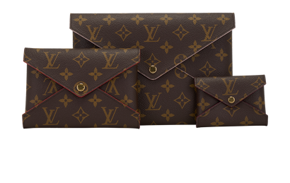 Louis Vuitton Kirigami Pochette Bag, &pound;495, Accessories, Brown, Canvas, Front view